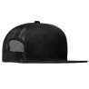 GIBSON SLASH SKULLY TRUCKER HAT ALL BLACK KAPA