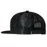 GIBSON SLASH SKULLY TRUCKER HAT BLACK/GREEN KAPA