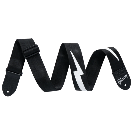 GIBSON THE LIGHTNING SEATBELT BLACK ASBOLT-BLK REMEN