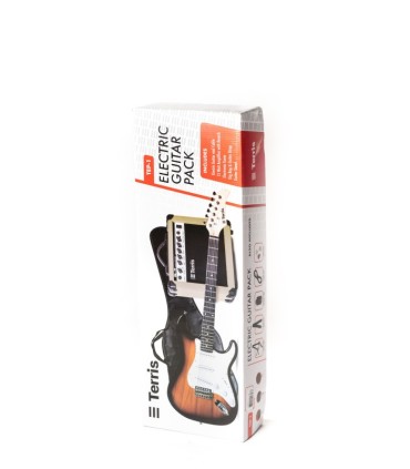 TERRIS TEP-1RD MINI GUITAR SET RED GITARA ELEKTRIČNA
