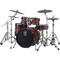 BUBANJ YAMAHA LIVE CUSTOM ROCK SET AMBER SHADOW SB 22,10,12,16